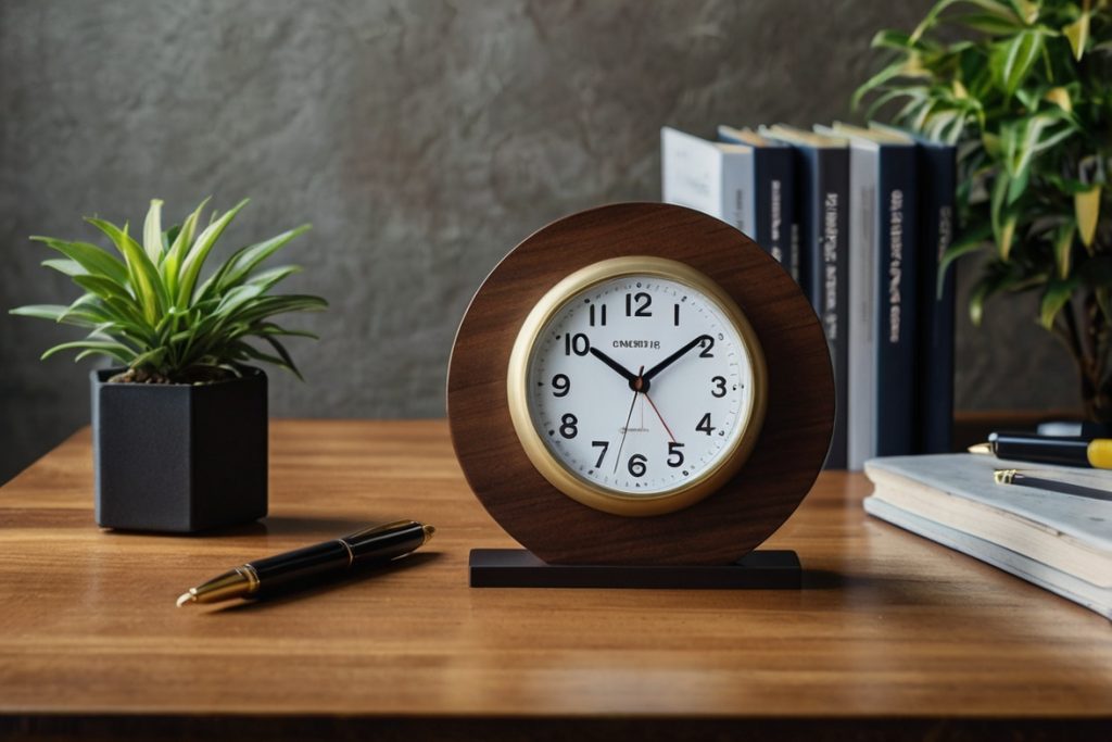 Đồng hồ bàn decor sang trọng