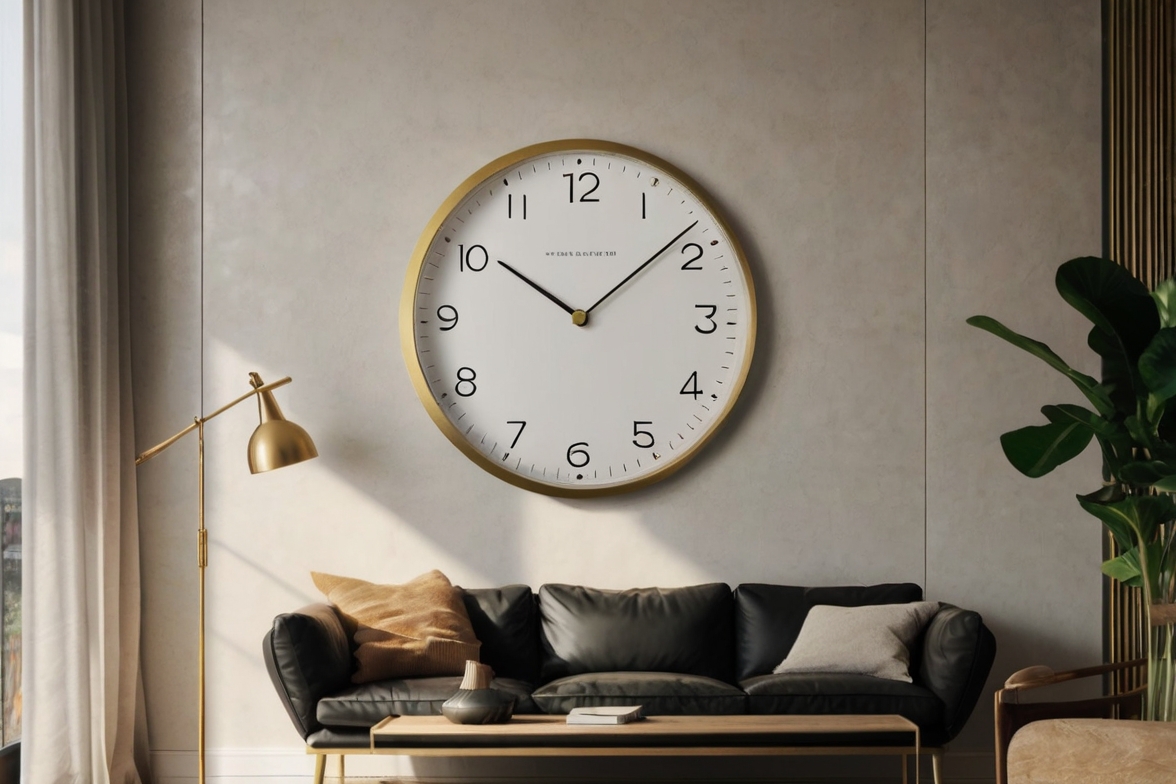 Đồng hồ decor kim loại - đồng hồ decor hiện đại