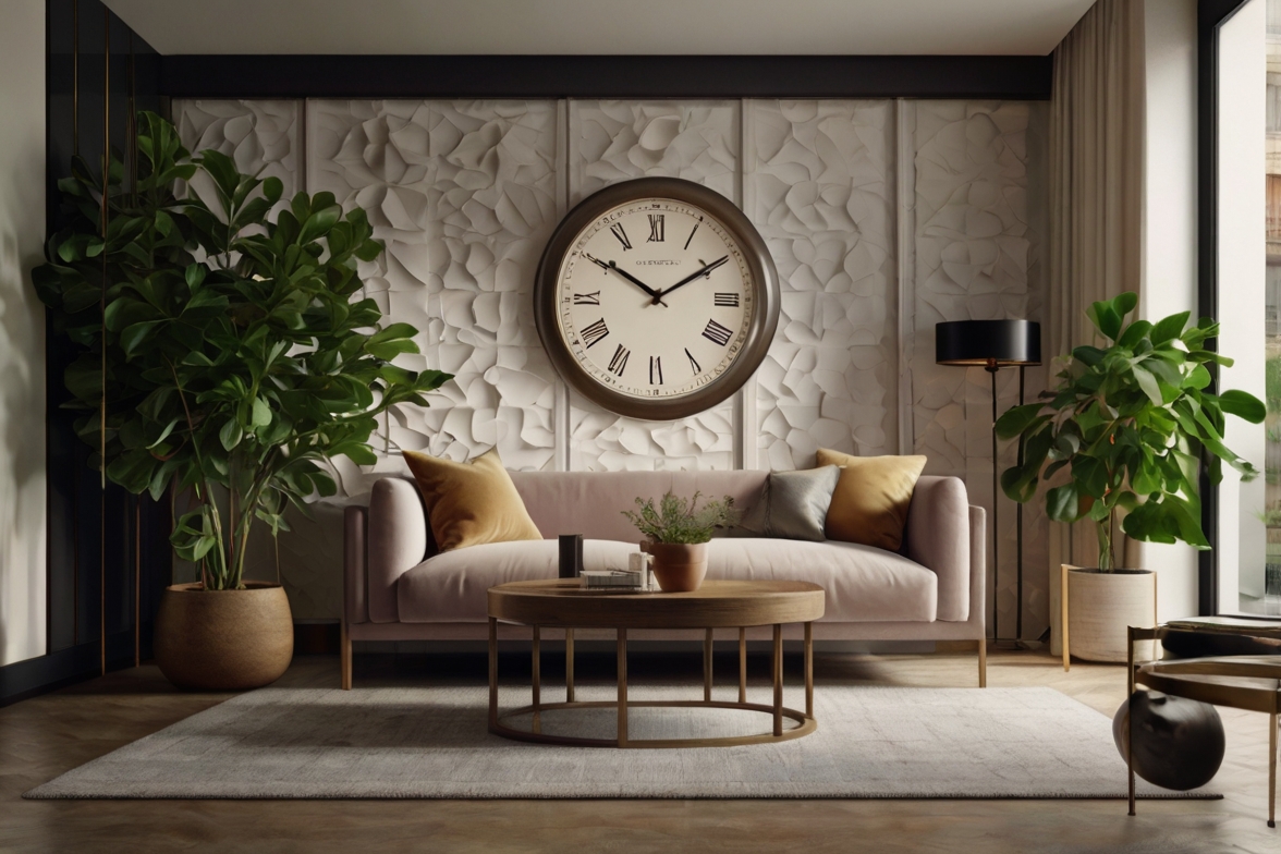 Đồng hồ decor phong thủy - đồng hồ decor hiện đại