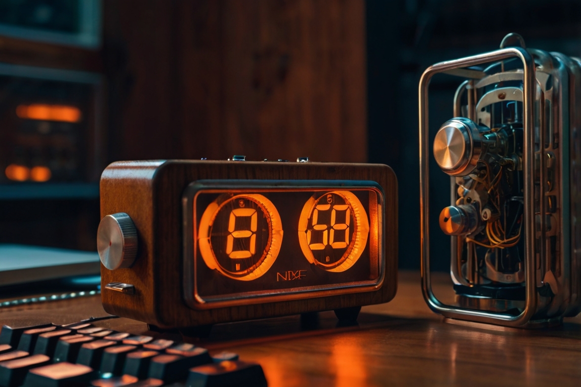 Đồng hồ gaming Retro - đồng hồ decor gaming