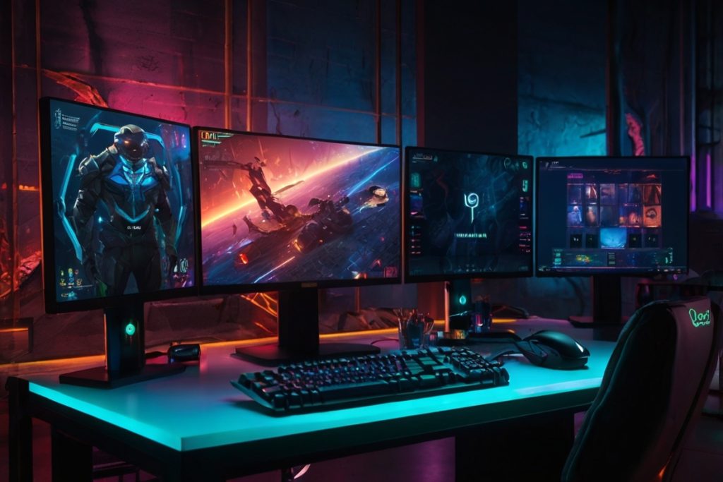 Đồng hồ gaming setup