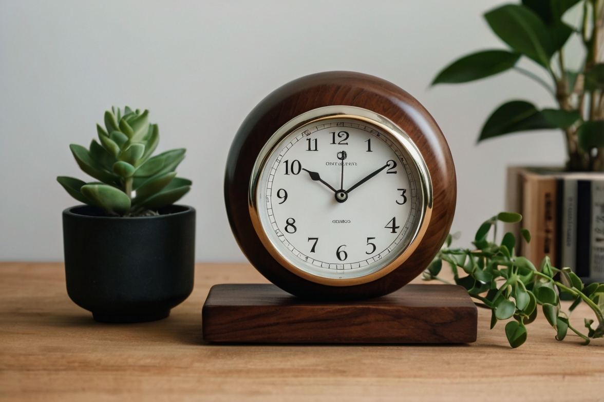 Đồng hồ kệ cân xứng - đồng hồ decor để kệ