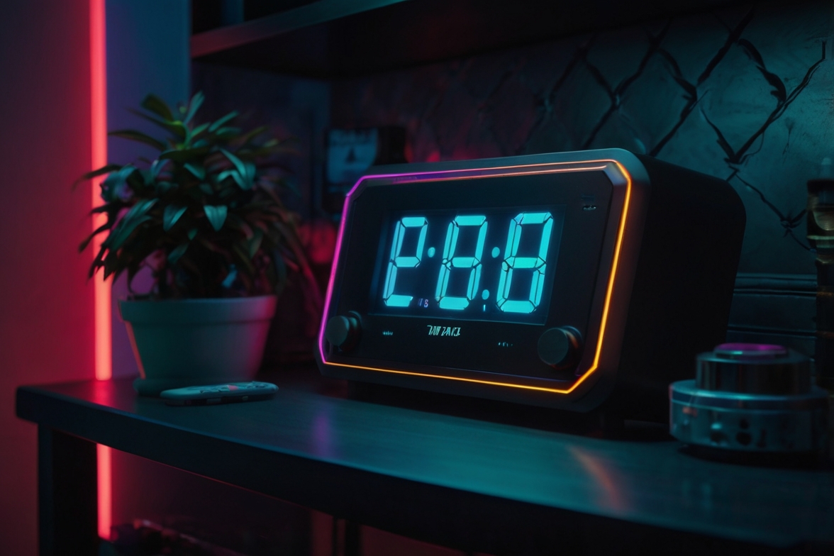 Đồng hồ kệ gaming - đồng hồ decor để kệ