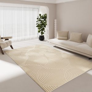 thảm decor phòng khách phong cách Bắc Âu